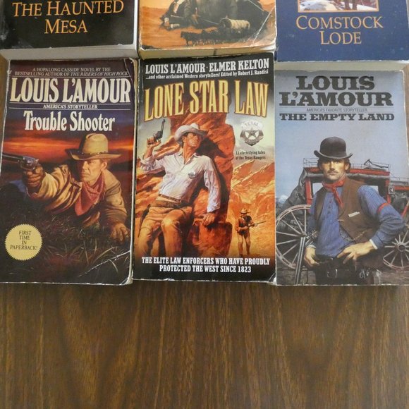 6 Vintage & Newer Louis Lamour Paperback Books Westerns - Picture 3 of 6